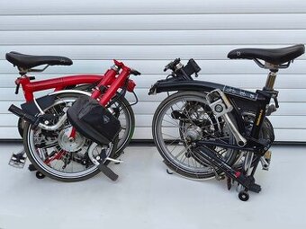 DVĚ SKLÁDACÍ KOLA BROMPTON C-LINE V PROVEDENÍ M6L