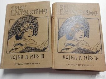 Tolstoj-Vojna a mír staré vydani