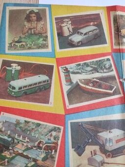 Škoda Igla, Ites,Barča, kdn ,staré hračky plakát