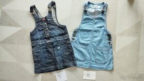 Dívčí riflové šaty, vel. 116 a 122