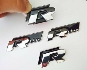 VW R-line napisy znaky loga - 1