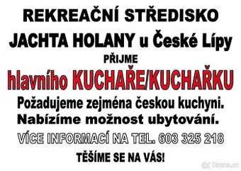 Kuchařka/kuchař pro rekreační areál u Č. Lípy