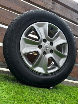 Alu kola 5x114.3 r16 s letním pneu (duster)
