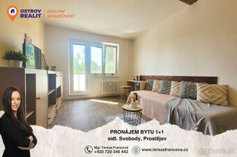 Pronájem bytu 1+1 s balkónem, Sídliště Svobody, Prostějov