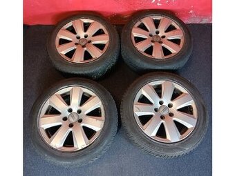ALU disky AUDI 5x112 R16 se zimními pneu 205/55 R16