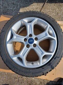 ALU kola Ford R17 ET55+TPMS+zimní pneu
