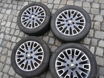 ALU KOLA + LETNÍ PNEU 185/55R15 SEAT15" VW ŠKODA