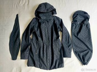 Nosící a těhotenský softshell kabát, vel.40