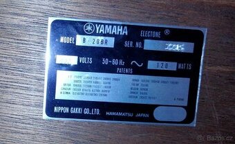 yamaha electone b 20br
