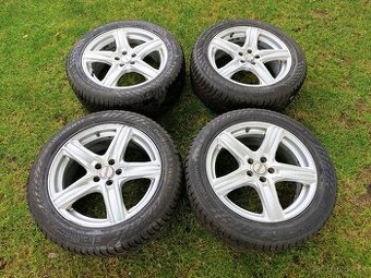 ALU kola 5x100, Zimní pneu 215/55/17, 7mm