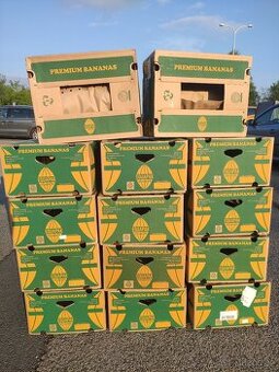 Banánové krabice vhodné na stěhování- čisté, libovolný počet