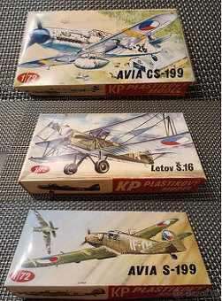 Plastikové modely 1:72 (Kovozávody Prostějov)