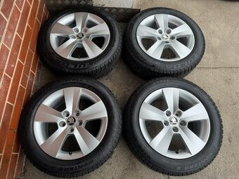 Alu 15" 5x100 škoda MATONE zimní 85% F3 pěkné