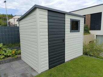 zahradni domek, plechovy sklad, domek na zahradu