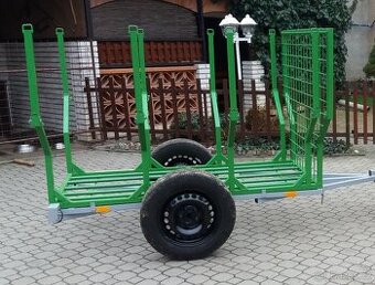 Vyvážečka na dřevo a vlek za malotraktor,čtyřkolku