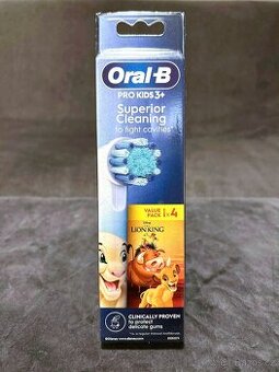 Náhradní dětské hlavice Oral-B Lion King 4 ks