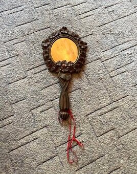 Starožitné ruční zrcátko - tajemné zrcadlo