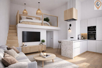Designový byt 1+kk v Rezidenci Vodárna – skvělá investice i 