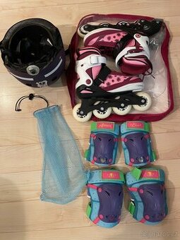 Dětské (dívčí) Inline brusle rostoucí (vel. 29 až 33)