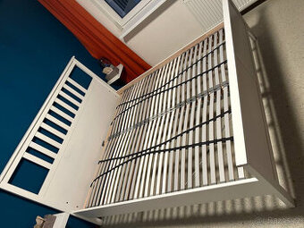 IKEA HEMNES 200x180 bílá vč. roštů