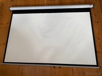 Projekční plátno NOBO – velká úhlopříčka ~2 m, jako nové