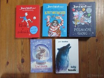 Knihy nové a téměř nové - Walliams, Bílý tesák, fantasy aj.