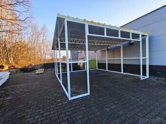 5,8×6×3m-konstrukce pro samozakrytí plechem nebo pur panelem