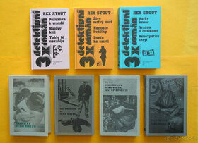 7 knih 3x Rex Stout- Nero Wolfe+ Archie Goodwin /1. vydání - 1
