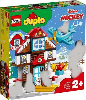 Sady a dílky DUPLO: Mickey dům, Minnie, pizza, i sólo díly