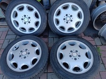 MERCEDES -7,5JX16 ET41, ORIGINÁLNÍ ALU KOLA S PNEU 215/55/16