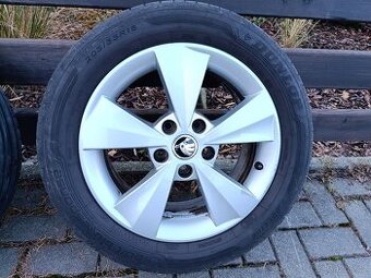 16 ŠKODA OCTAVIA 3 ALU KOLA ORIGINÁL VELORUM ---letní sada