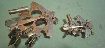Námořní sextant mosazný 2ks