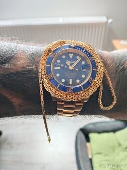 Seiko submariner mod gold