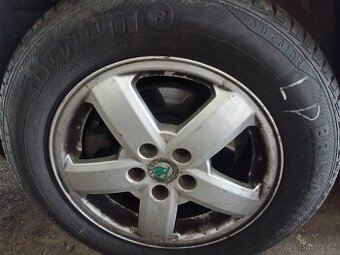 ALU kola 5x100 letní pneu 195/65R15