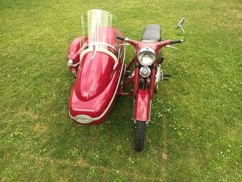 Jawa 350 se sajdou Velorex 560