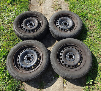 Ocel. disky 15" disky org. VW 5x112mm., pneu 195/65/15" 91