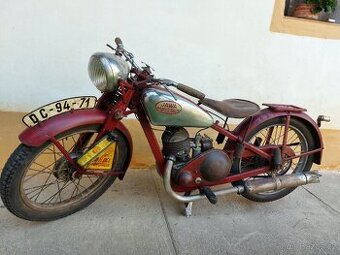 Jawa 250 Special 1939 / priplatkove nozni razeni