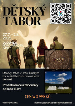 Dětský tábor 27.7.-2.8.2025