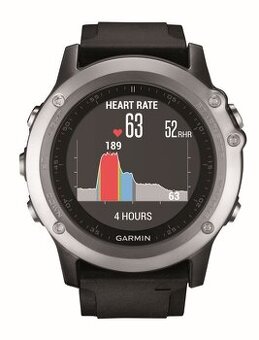 Chytré hodinky GARMIN FENIX 3 HR Stainless Fiber Composite