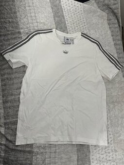 Adidas Bílé Tričko -L