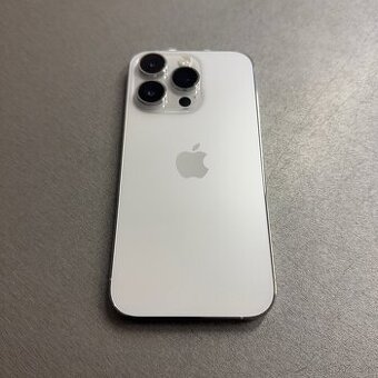 iPhone 14 Pro 128GB silver, 12 měsíců záruka