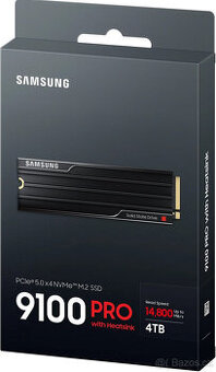 Samsung 9100 PRO Heatsink PCIe®5.0 NVMe M.2 SSD 4 TB - Nový