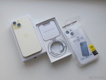APPLE iPhone 15 128GB Yellow - ZÁRUKA - 100% BATERIE