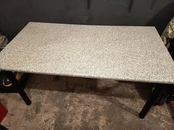 Jídelní stůl 150x80 dekor mramor