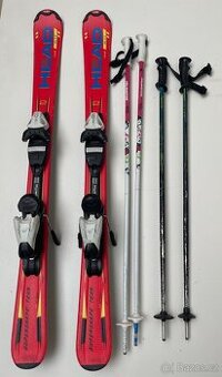 dětské lyže HEAD Supershape team 117cm + hůlky