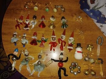 Nabízím retro vánoční ozdoby..68ks.