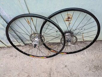 zapletená kola Shimano XT HB-M765 Mavic X 317 disc