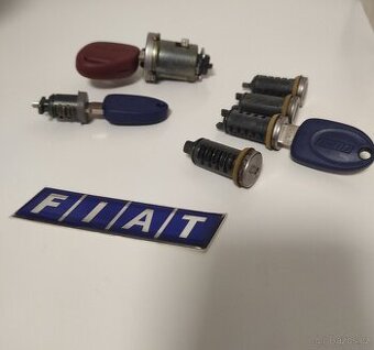 Fiat Punto - kompletní sada vložek zámků