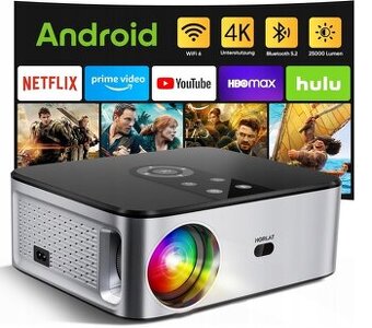 Projektor LCD HORLAT PROJEKTOR 5G WiFi Full HD Native 1080P