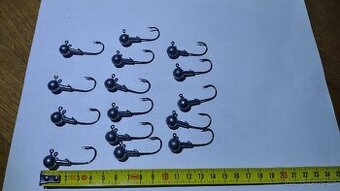 Jigové hlavičky 10 g – 15 ks, 4 cm